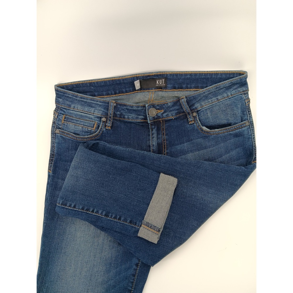 KUT from the Kloth MIA Petite Toothpick Skinny Jeans Dark Wash Size 10P